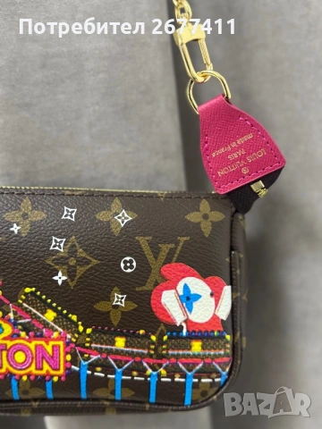 Дамска мини чанта Louis Vuitton, снимка 5 - Чанти - 53184738