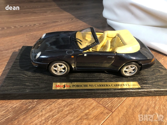 Колекционерско Porsche 911 Carrera Cabriolet, снимка 12 - Колекции - 53753267