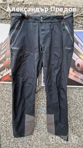 Мъжки хардшел панталон Bergans Rabot V2 3L Pants Black 2024, снимка 2 - Спортни дрехи, екипи - 52433728