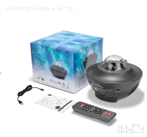 Звезден прожектор с колонка , снимка 3 - Друга електроника - 53043159