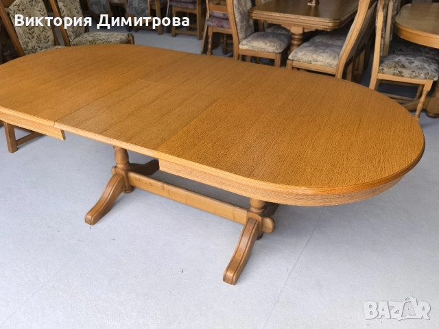 Разтегателна трапезна маса , снимка 5 - Маси - 51738379