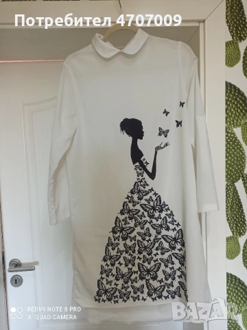 Продавам рокля - туника коприна. Размер Xl, снимка 2 - Рокли - 54108048
