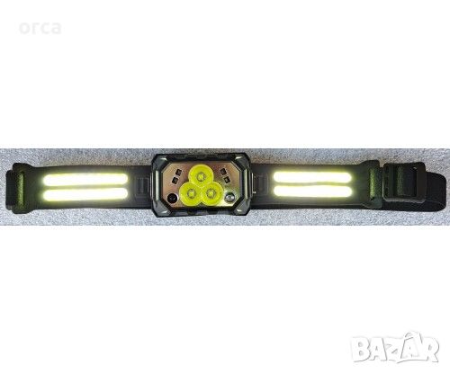 Челник LED - лента със сензор за движение Hed Lamp Usb 3, снимка 1 - Такъми - 45133901