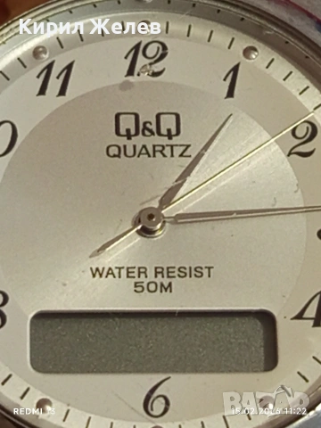 Марков оригинален мъжки часовник Q/Q QUARTZ JAPAN перфектно състояние стилен дизайн 51830, снимка 8 - Мъжки - 53482117