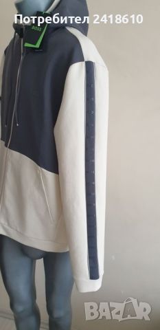 Hugo Boss Saggy 1 Hoodie Full Zip Mens Size XL НОВО! ОРИГИНАЛ! Суичер с цял Цип!, снимка 9 - Спортни дрехи, екипи - 46623773