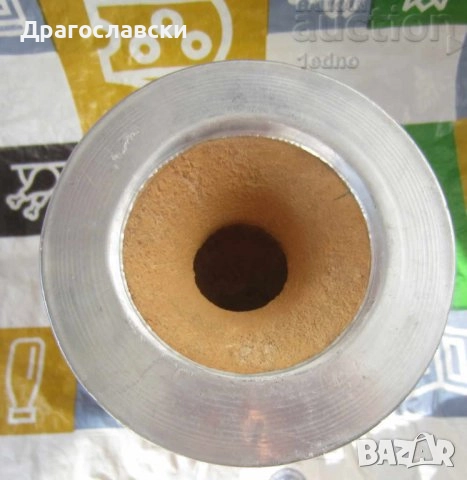 стар музикален ударен инструмент барабан, гълъб птица, кожа и дърво ваза Патагония, кожен кон, хамут, снимка 10 - Декорация за дома - 28907670