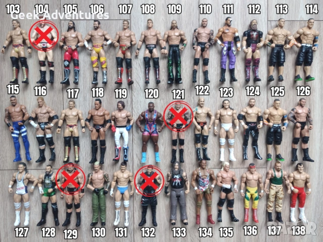Екшън Фигурки WWE Кеч Pro-Wrestling Action Figures Ambrose Reigns Cena 2/2, снимка 4 - Колекции - 46527048