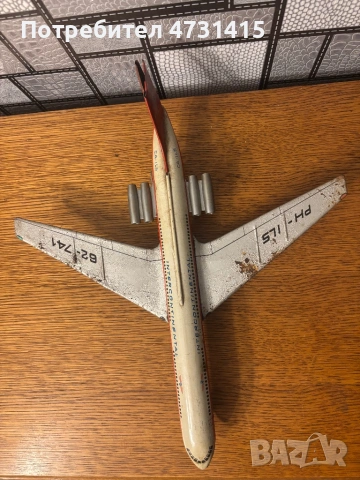 Тенекиен самолет, снимка 5 - Колекции - 54295494