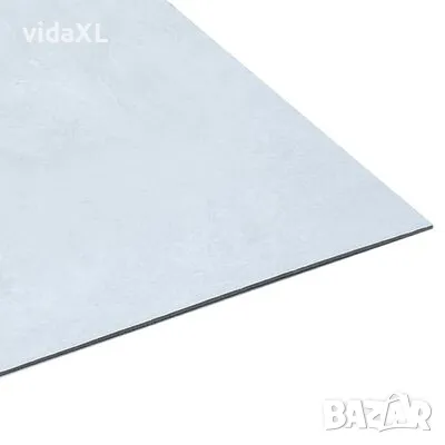 vidaXL Самозалепващи подови дъски, 5,11 м², PVC, бял мрамор（SKU:146236）, снимка 4 - Други - 49117650