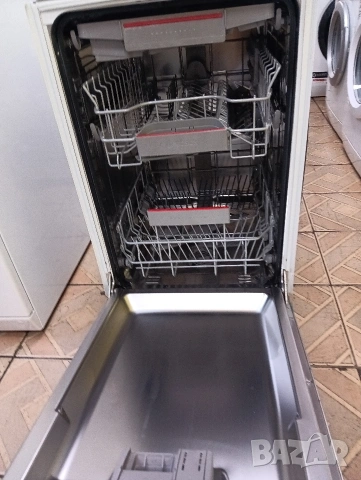 Тясна 45 см иноксова съдомиялна за вграждане Бош Bosch Made in Germany с 2 години гаранция!, снимка 5 - Съдомиялни - 53472666