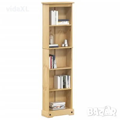 vidaXL Етажерка за книги "Corona" 46x20x170 см масивно дърво бор（SKU:4002779）, снимка 2 - Други - 48921613