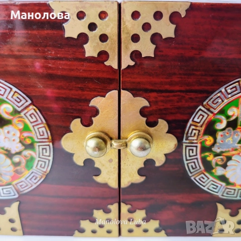 Две корейски кутии за бижута Najeonchilgi (나전칠기)., снимка 18 - Антикварни и старинни предмети - 51927955