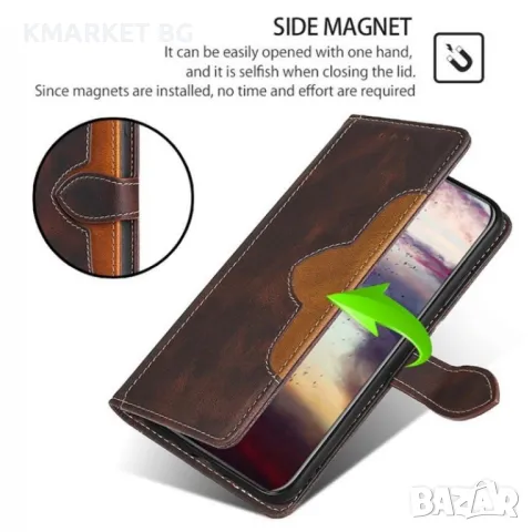 Samsung Galaxy Xcover7 Magnetic Кожен Калъф и Протектор, снимка 8 - Калъфи, кейсове - 47877653