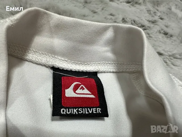 Тениска Quiksilver Wetsuit UV Rashguard, Размер M, снимка 5 - Спортни дрехи, екипи - 47019936