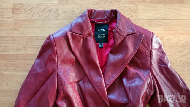 Mango естествена кожа, снимка 3 - Якета - 53135395