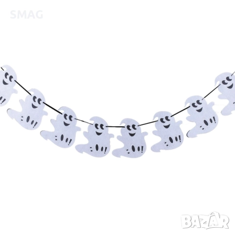 Хелоуин / Halloween декоративен филцов гирлянд с 8 духчета, 3.5 м_1255350, снимка 2 - Декорация за дома - 52024376