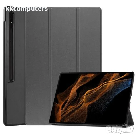Samsung Galaxy Tab S10 Ultra Кожен Калъф и протектор, снимка 3 - Калъфи, кейсове - 51037194