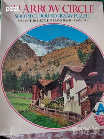 Кръгъл Пъзел "Mountain” Arrow 1982г. 500 части