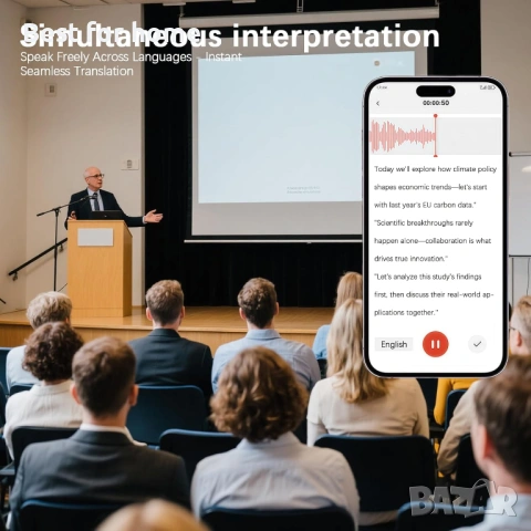 64GB професионален AI гласов рекордер – Аудио рекордер с автоматична транскрипция, снимка 5 - Други - 53443713