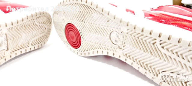 Редки червени маратонки Adidas Sleek Series Hi Top Размер 37 1/3 UK 4 1/2 G61361 US 6, снимка 18 - Маратонки - 52933029