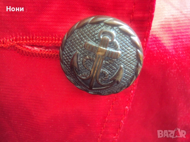 Сатенено червено сако на MAX MARA ръст S, снимка 3 - Сака - 51465250