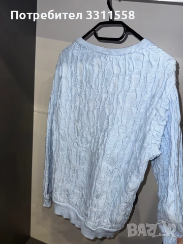 Carlo Colucci Jacquard Пуловер, снимка 2 - Пуловери - 52777068