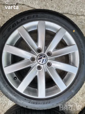 4бр ОРИГИНАЛНИ VW, МАГНЕЗИЕВИ джанти ФОЛКСВАГЕН 7x17,5x112, снимка 4 - Гуми и джанти - 50317224