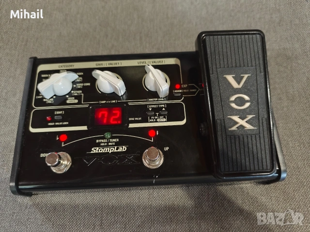 Ефект процесор за китара, VOX StompLab 2G, Китарен процесор