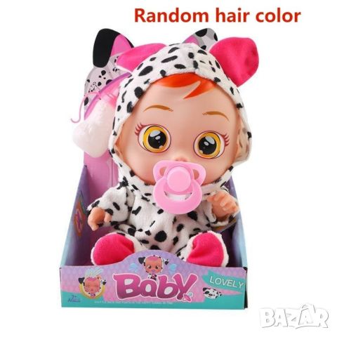 Плачещо бебе - масичка и бутилка. Супер подарък за момиченце. Тази играчка често се използва за игра, снимка 18 - Кукли - 45785960