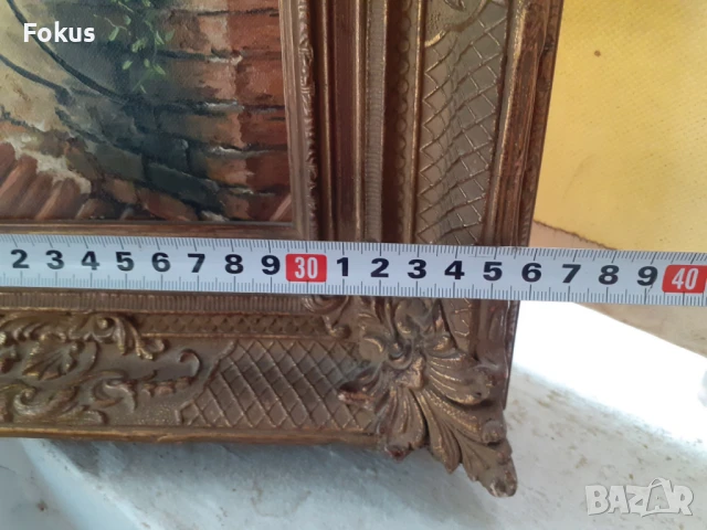 Рисувана с масло репродукция на картина на Carl SPITZWEG, снимка 7 - Антикварни и старинни предмети - 51368699