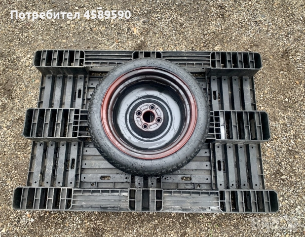 Оригинална патерица/резервна гума 15цола 4x100 за Honda Jazz,Mitsubishi Colt,Spacestar, снимка 4 - Гуми и джанти - 52472100