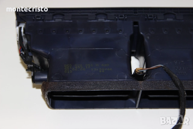 Централни розетки въздуховод Audi A4 B7 B6 (2000-2007г.) панел въздуховоди 8E0820951H 8E0 820 951 H, снимка 5 - Части - 52770642