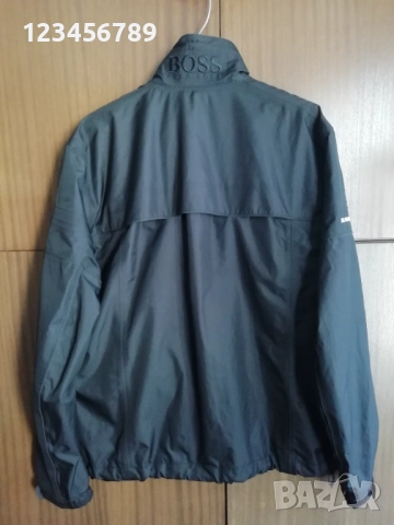 Hugo Boss BMW оригинално черно мъжко яке БМВ размер S, снимка 2 - Якета - 52534135
