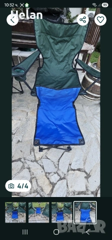 сгъваеми туристически столове, снимка 4 - Градински мебели, декорация  - 53690675