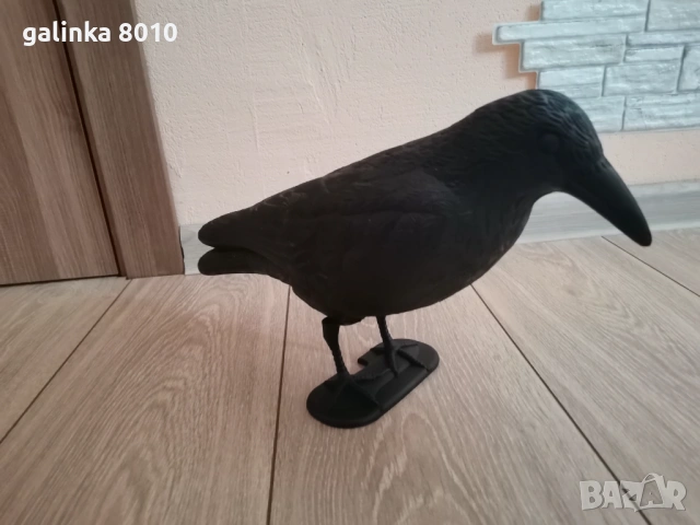 Плашило за птици, гарван, снимка 2 - Антикварни и старинни предмети - 53219697
