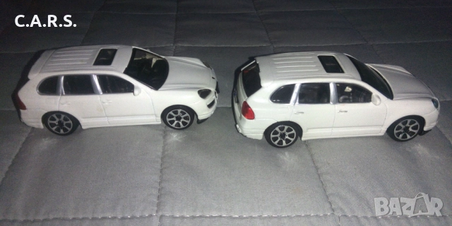 Bburago Porsche Cayenne White - Мащаб 1:43, снимка 4 - Колекции - 52898425
