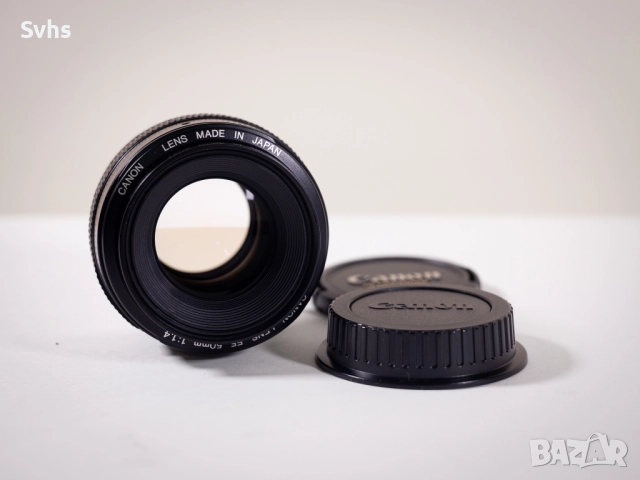 Обектив Canon EF 50mm f/1.4 USM    , снимка 3 - Обективи и филтри - 51924472