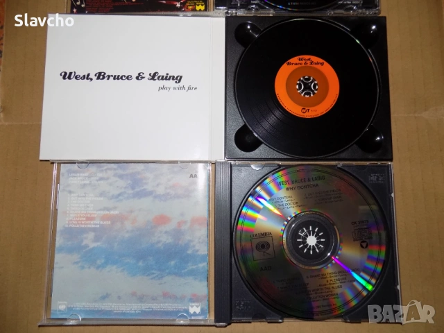 Компакт дискове на-West,Bruce & Laing-Whatever Turns You On/Live n'Kickin'/ Play With Fire/Dontcha, снимка 4 - CD дискове - 40284829