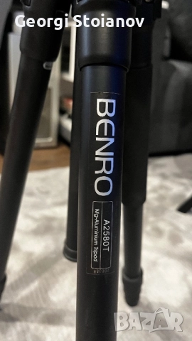 Статив Benro A2580T Benro S6 видео глава, снимка 4 - Чанти, стативи, аксесоари - 52794909