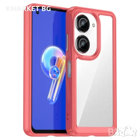 Asus ZenFone 9 Силиконов Калъф Transparent TPU и Протектор, снимка 5 - Калъфи, кейсове - 49114334