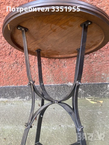 Масивна маса ковано желязо, снимка 12 - Маси - 51177242