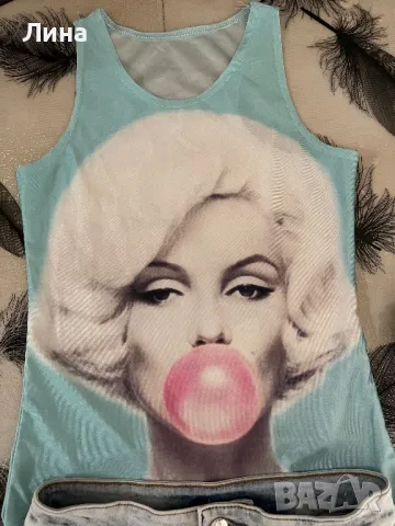 Лот къси дънки и потник , снимка 3 - Потници - 50374647