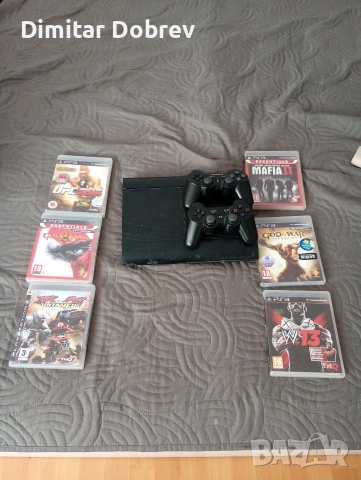 продавам playstation 3 хакнат + игри на диск 