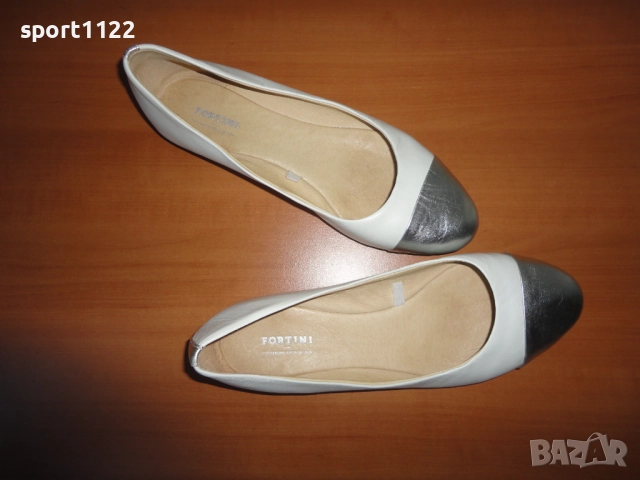 N38,5 Fortini/естествена кожа/дамски балерини, снимка 4 - Дамски ежедневни обувки - 51748747