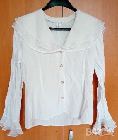 Елегантна бяла риза, снимка 6 - Ризи - 45808331