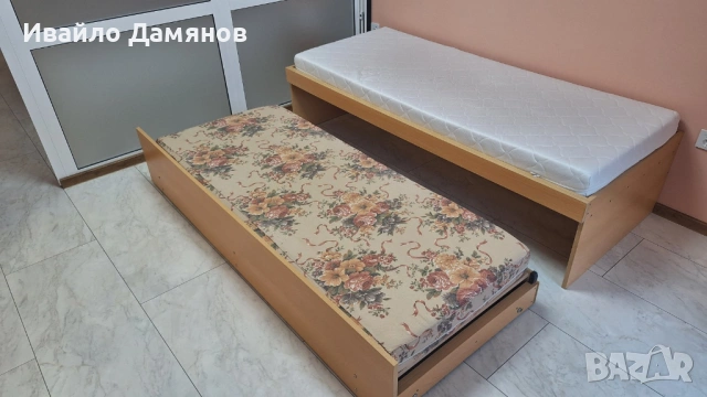 Легло "чекмедже" / легло 2 в 1 / двуетажно легло / двойно легло / две легла в едно с матраци