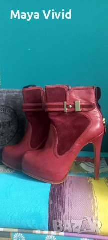 Дизайнерски боти с висок ток, снимка 2 - Дамски боти - 52948372