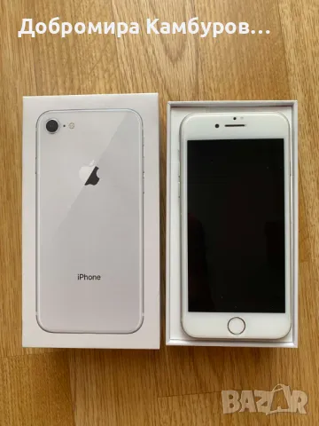 Iphone 8, 64GB, Silver, снимка 1 - Apple iPhone - 47116901