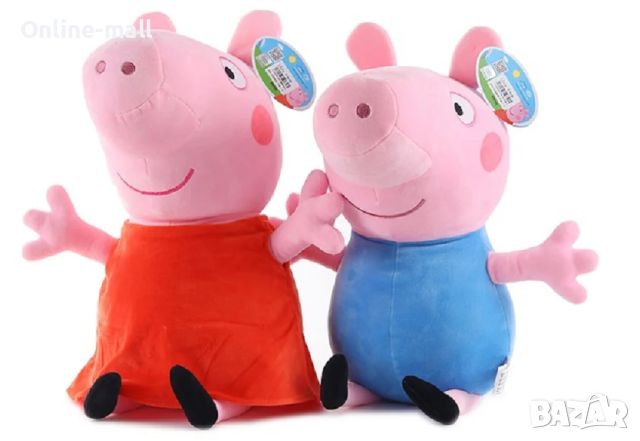 Плюшени играчки Пепа Пиг, Джорд, Мама Праси, Татко Прасенце, Peppa pig, снимка 6 - Плюшени играчки - 46731439