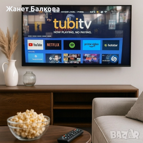 Телевизор A6 SMART Full HD – 32 и 43 инча с Android, Netflix и YouTube